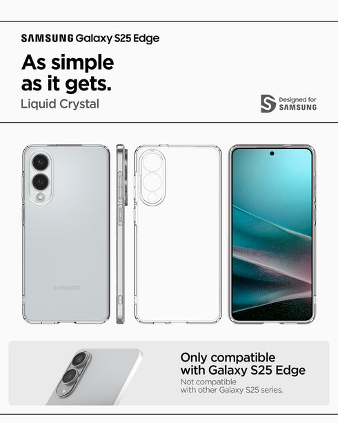 Spigen Galaxy S25 Edge Case – Liquid Crystal